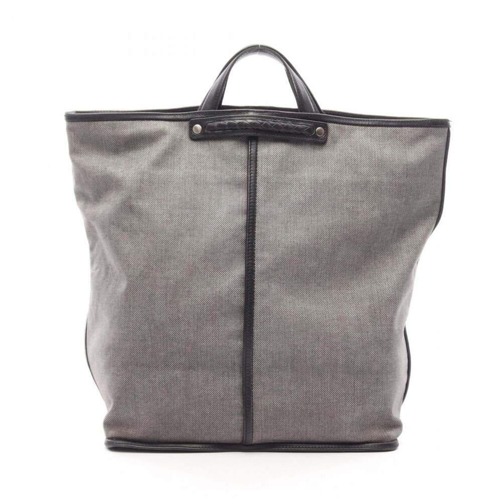 Bottega Veneta Intrecciato Handbag, Canvas and Leather, Men's Women's, Black/...